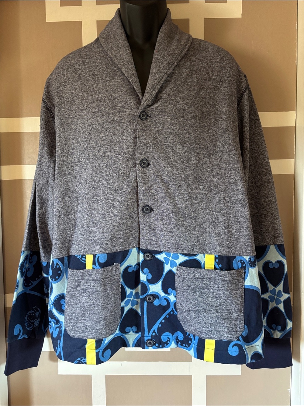 Billionaire Boys Club BBC Archive Hybrid Blazer/Sweatshirt Cardigan CL NWOT